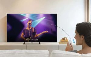 Voice control of TV
